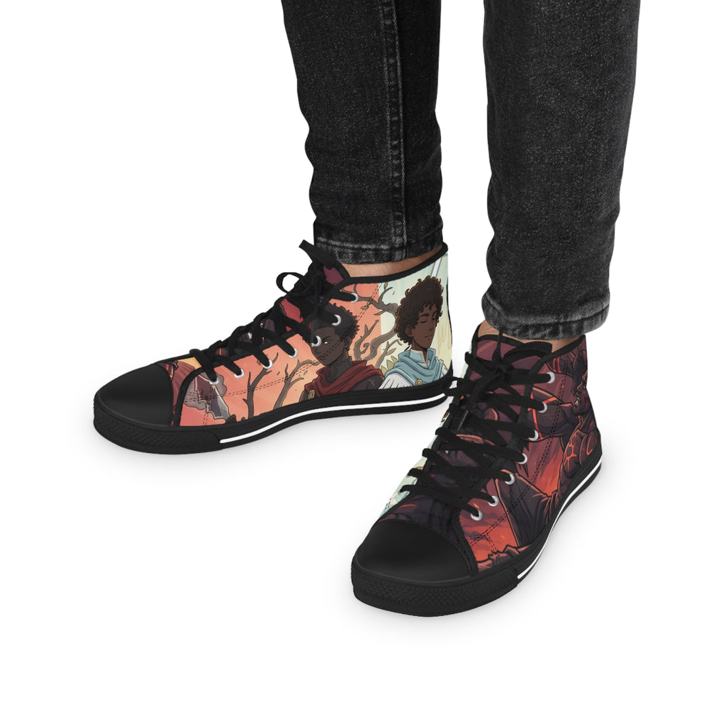 Cain Vs Abel high top sneakers.