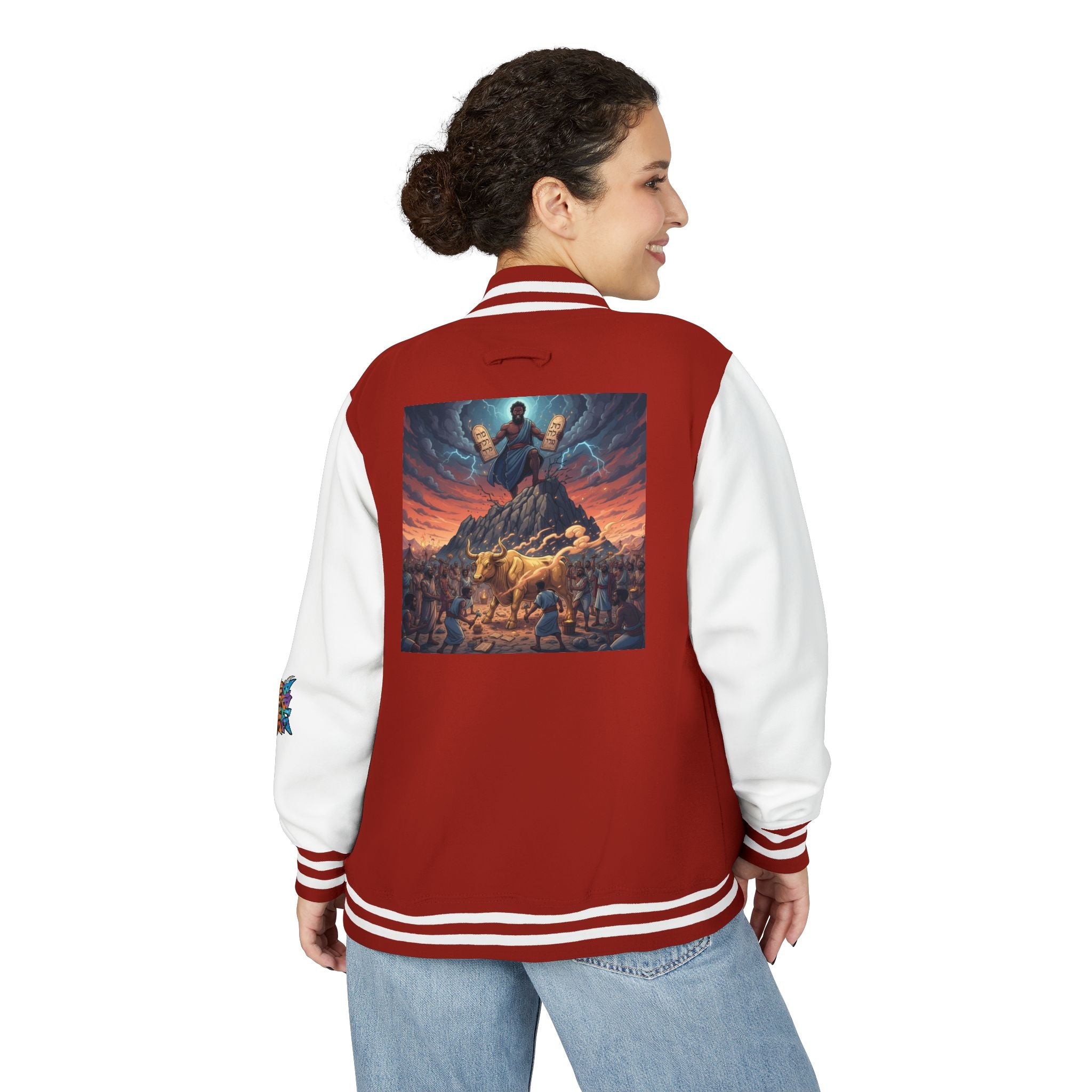 Moses Ten Commandments Letterman's jacket