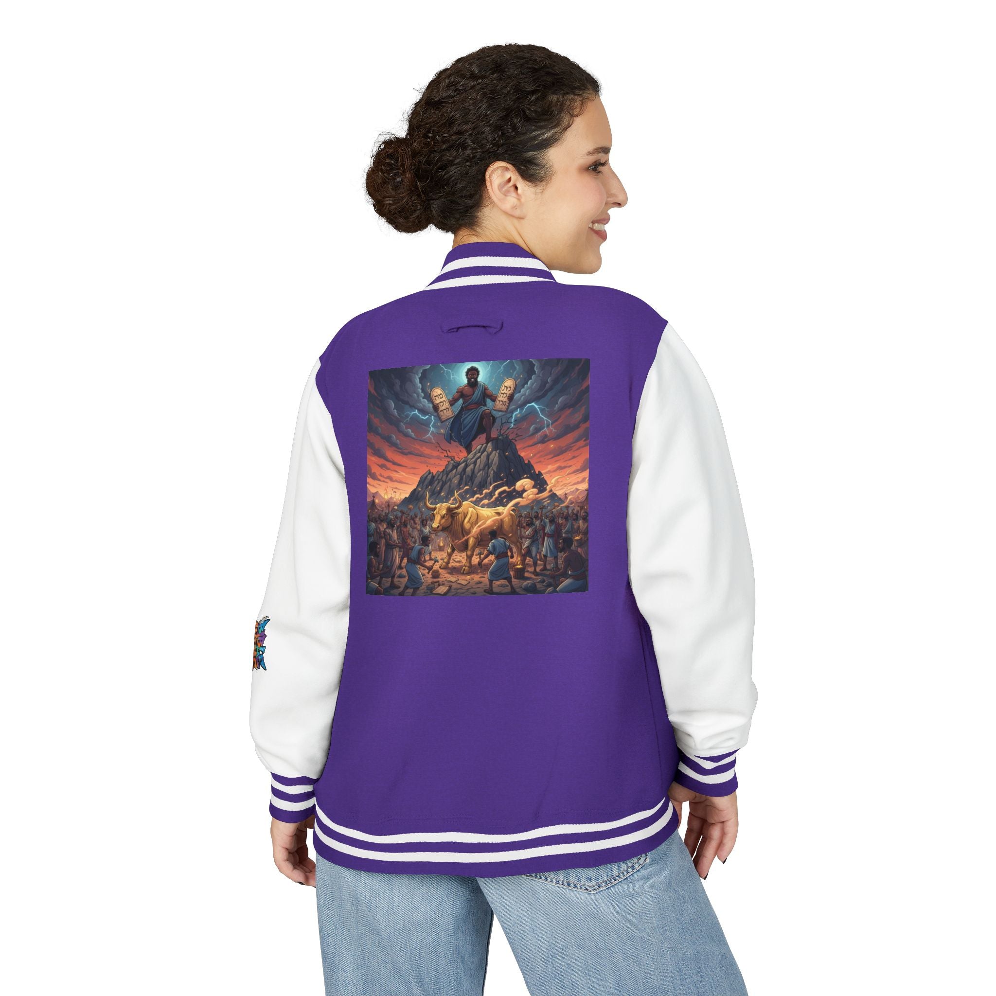 Moses Ten Commandments Letterman's jacket