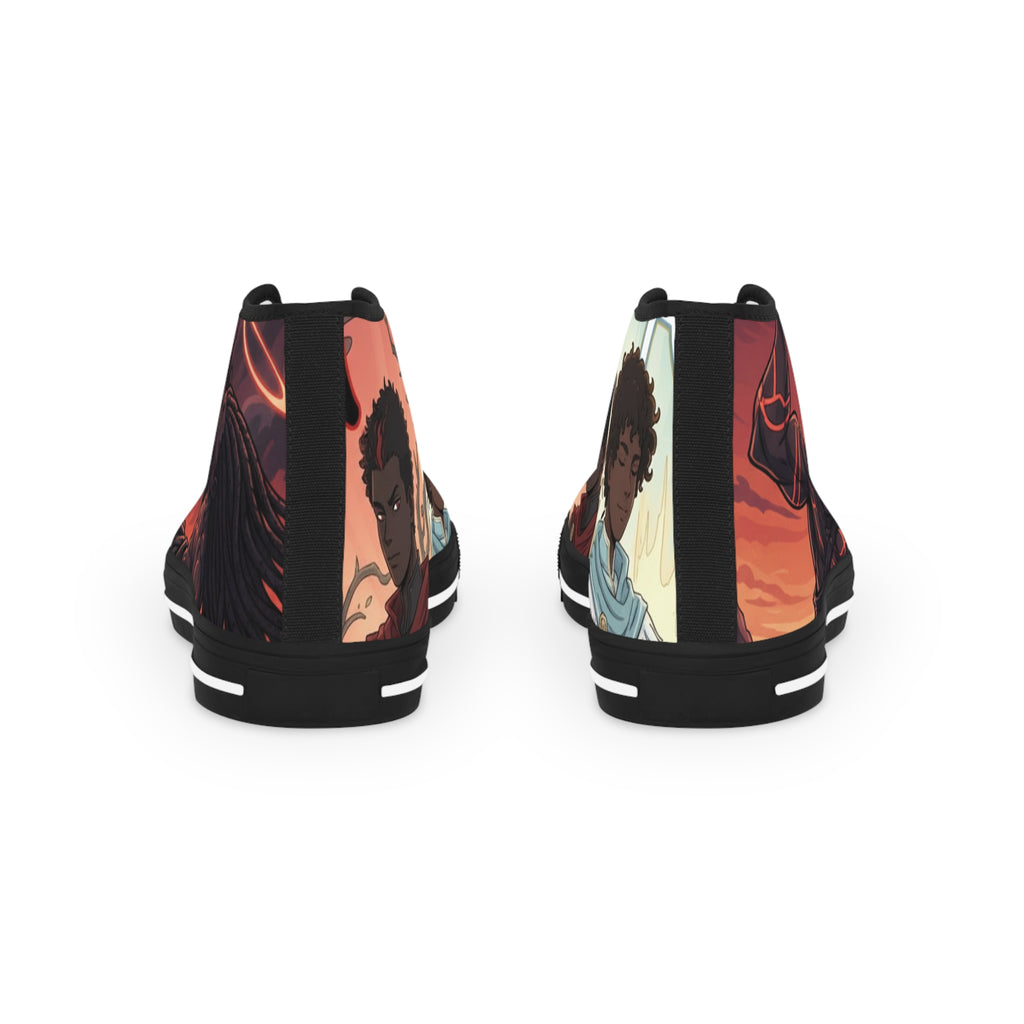 Cain Vs Abel high top sneakers.