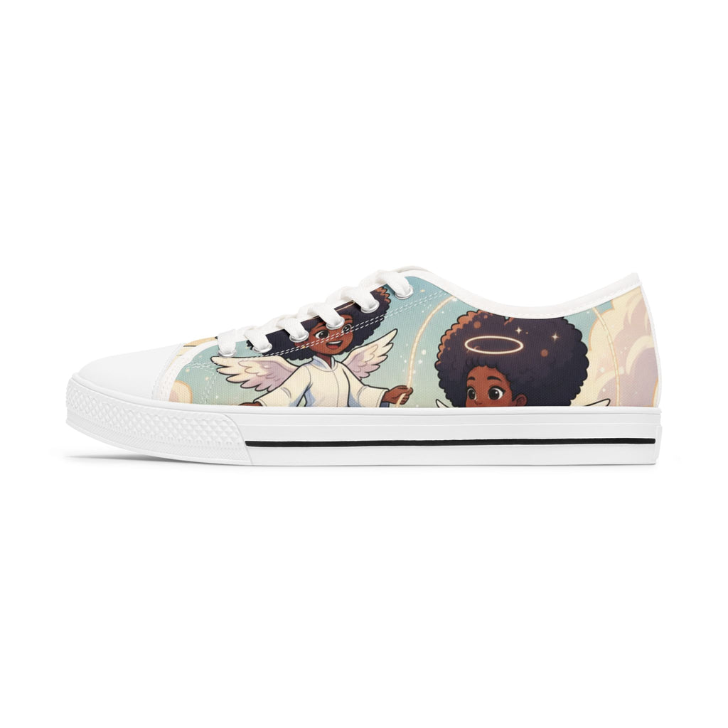 Angel Afro Girls Low Top Sneakers