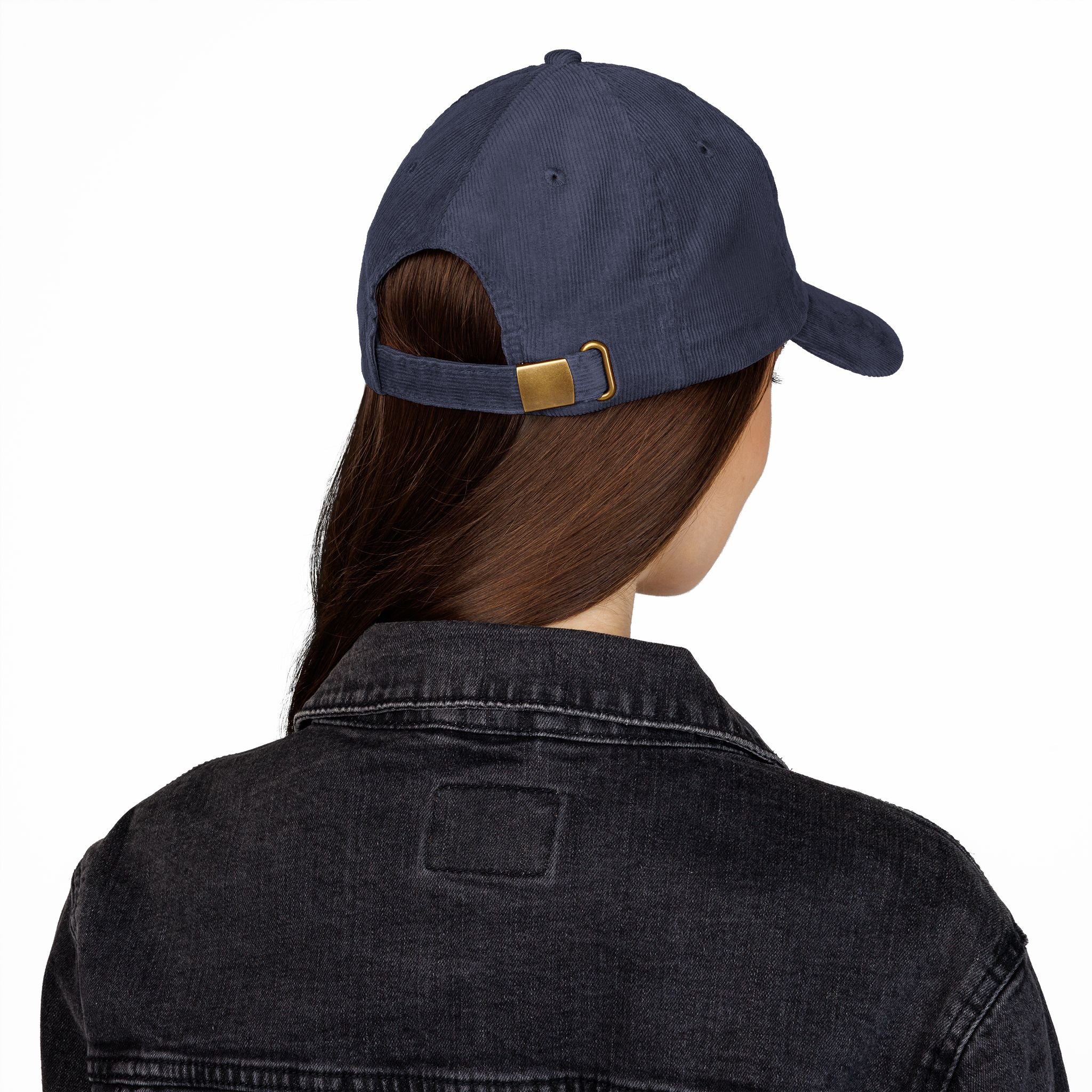 Embroidered Corduroy Cap