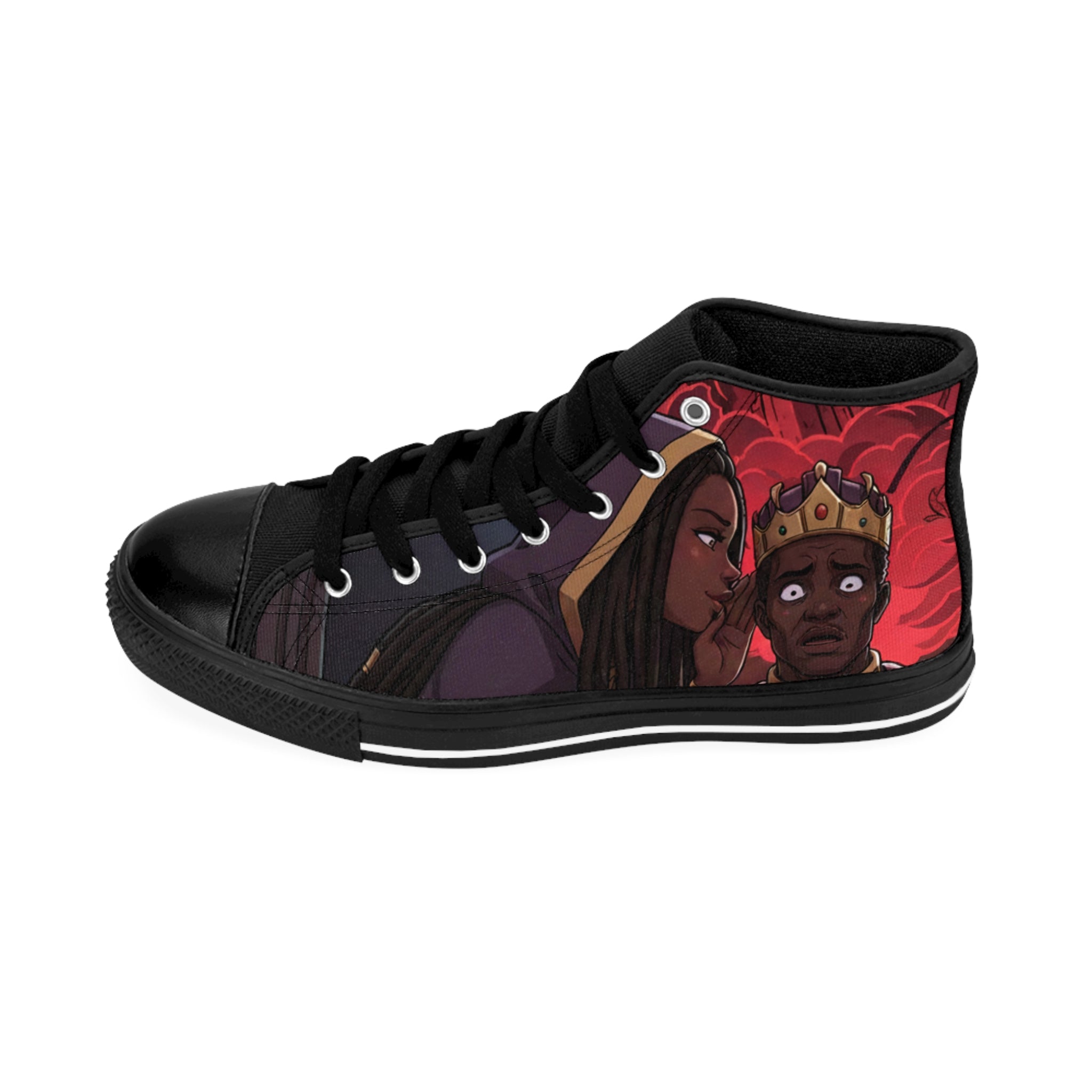 Queen Esther illustrated High-Top Graphic Sneakers