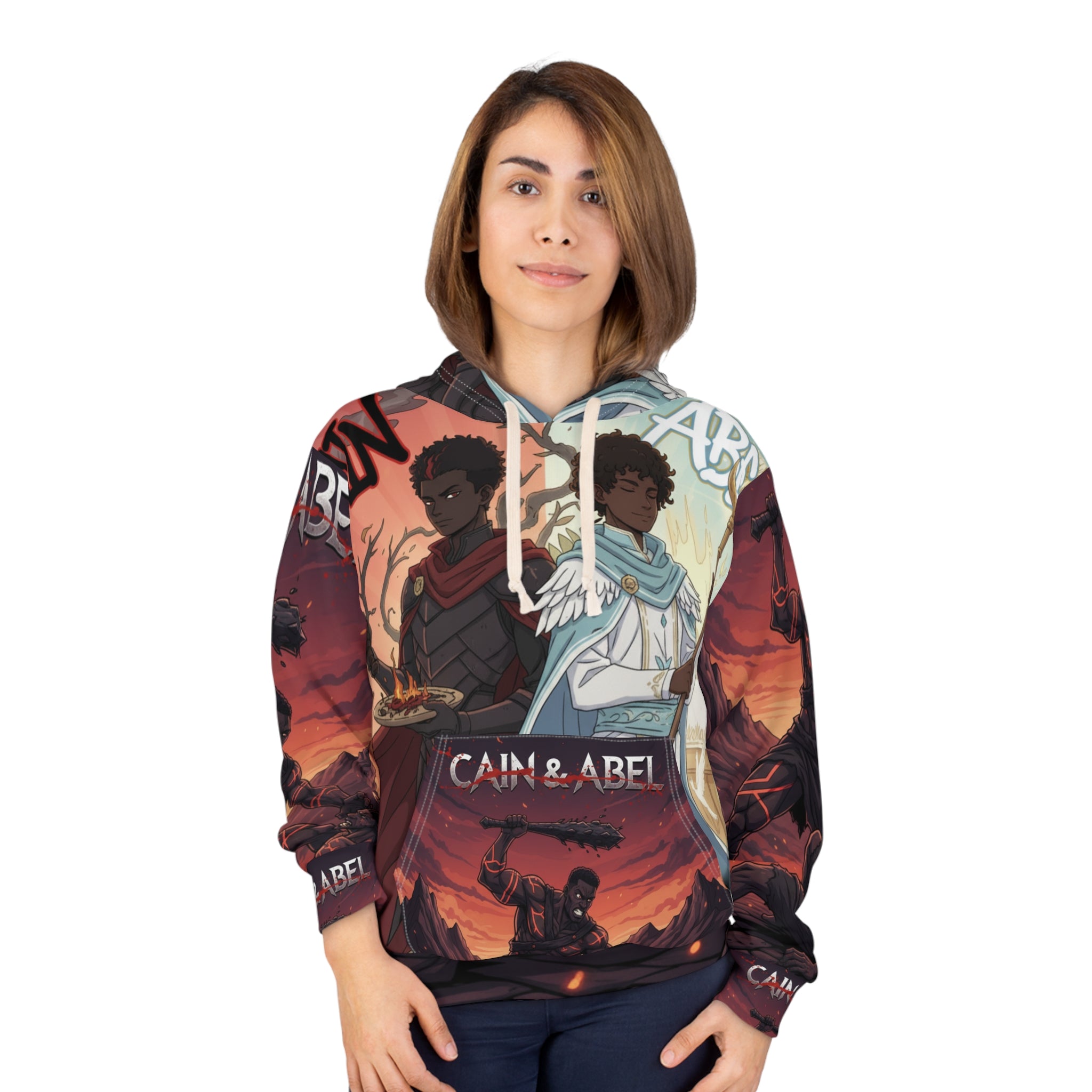 Cain Vs Abel Graphic Hoodie