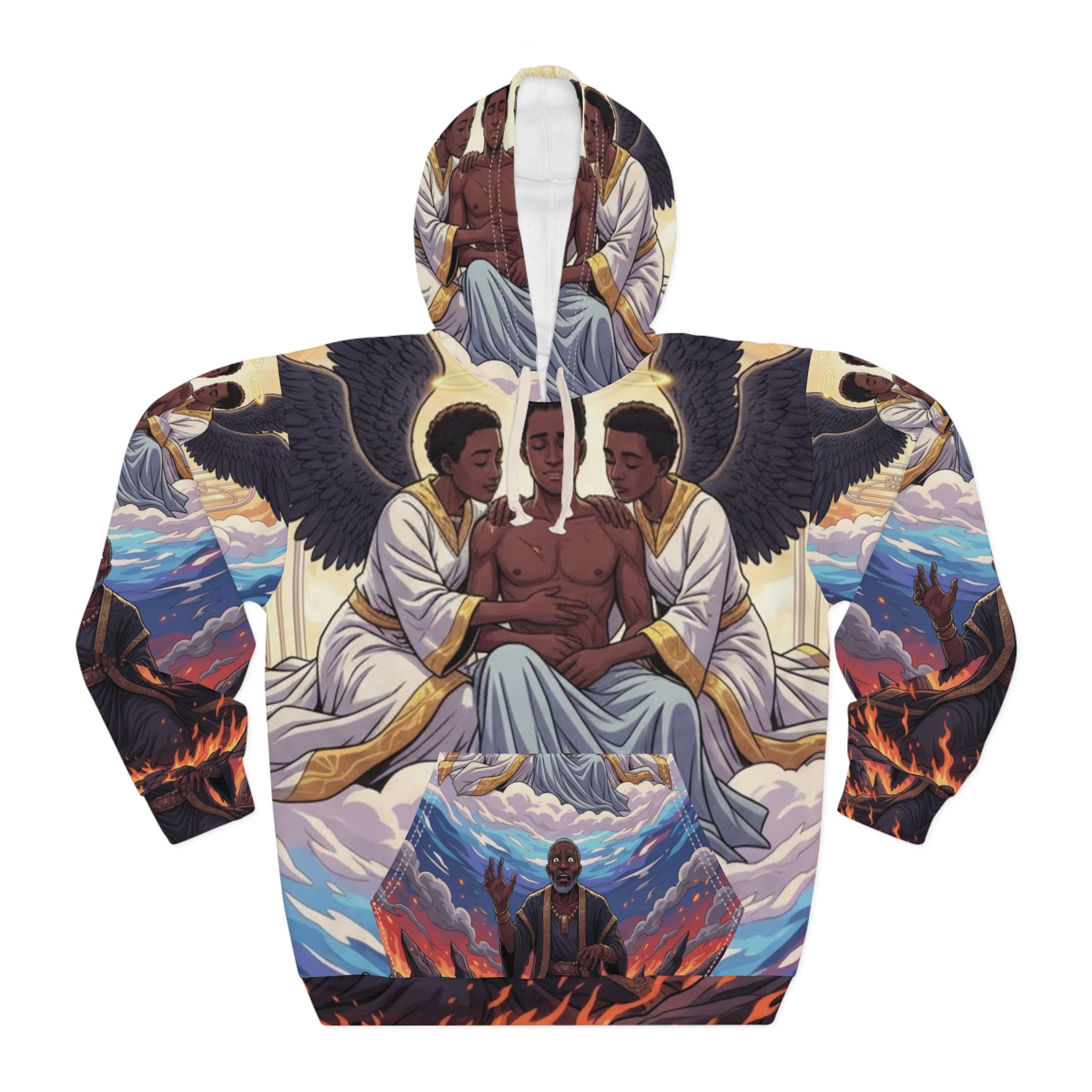 Lazarus and the rich man - All-Over Print Hoodie