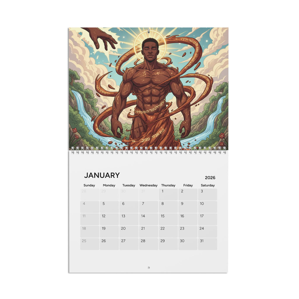 2026 Bible Anime Wall Calendar