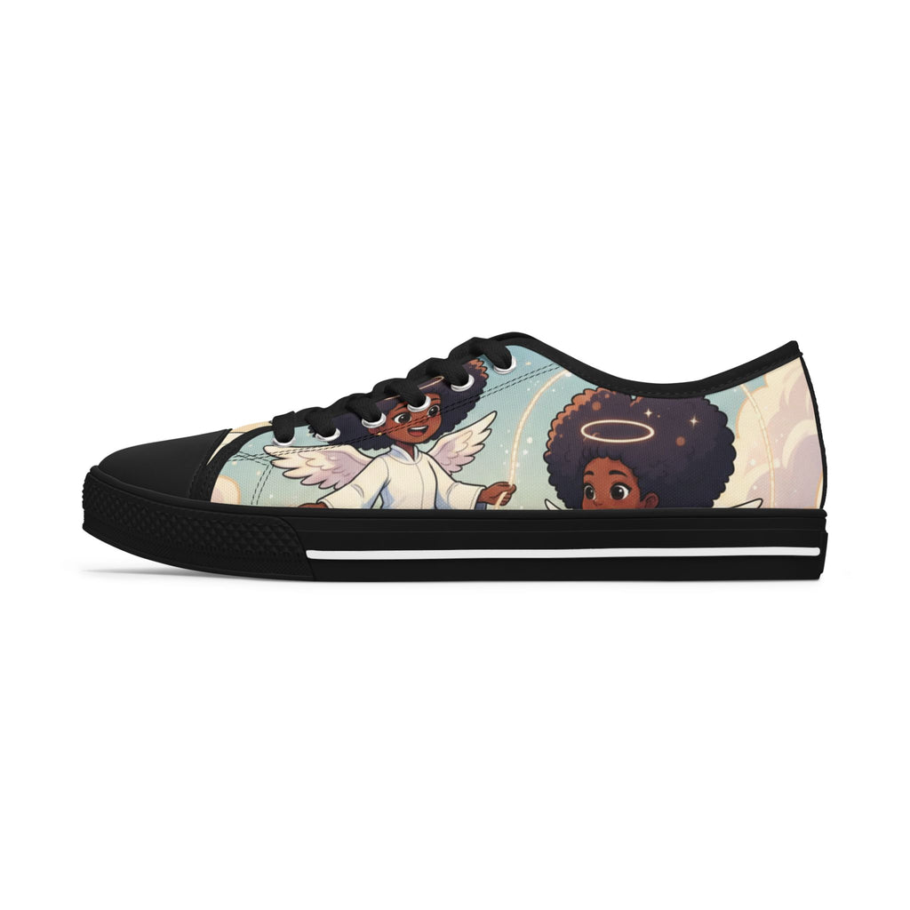 Angel Afro Girls Low Top Sneakers