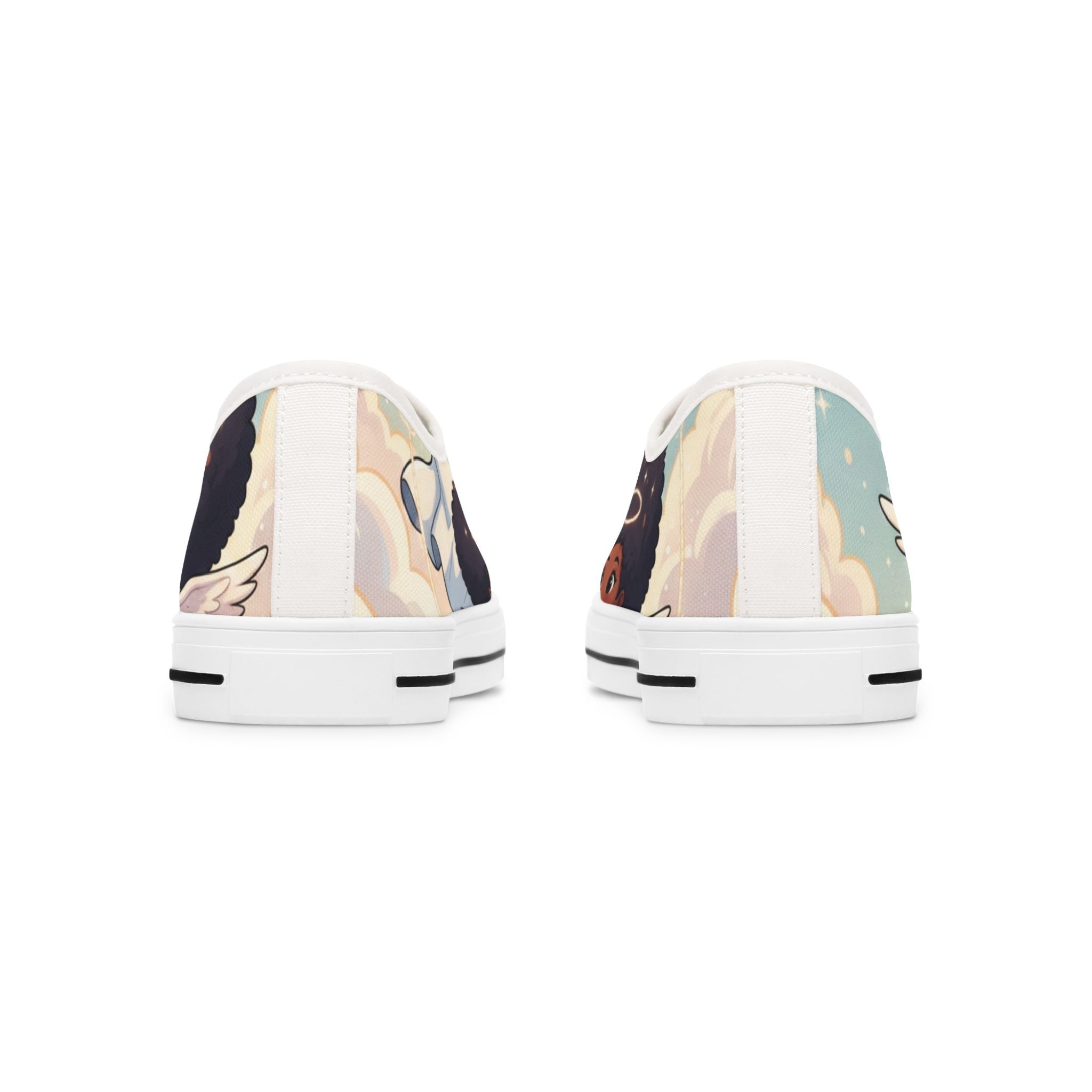 Angel Afro Girls Low Top Sneakers