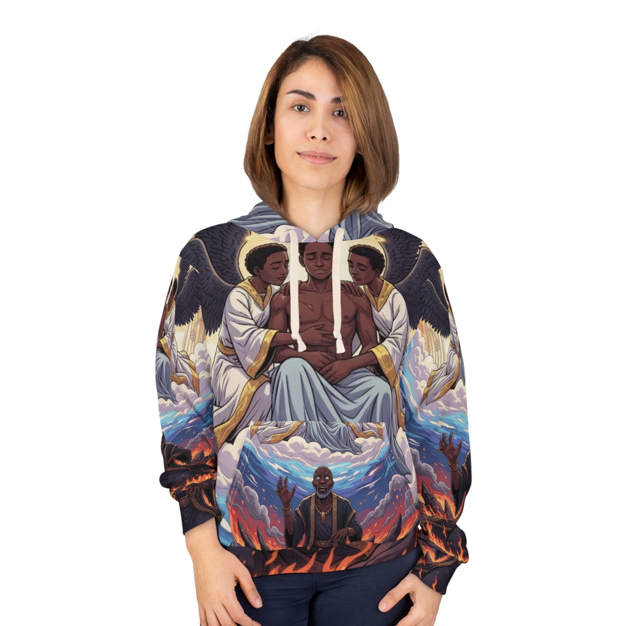 Lazarus and the rich man - All-Over Print Hoodie