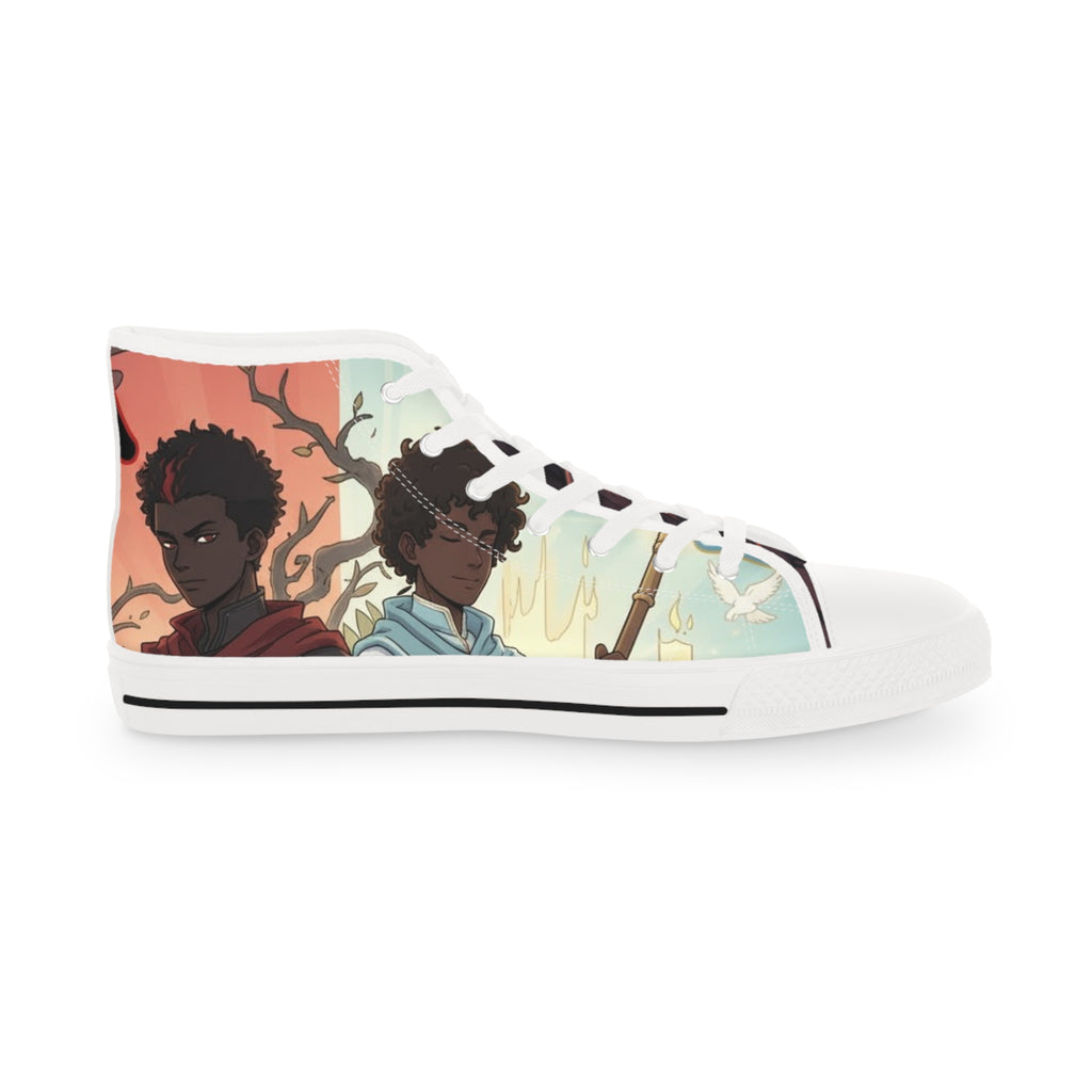 Cain Vs Abel high top sneakers.