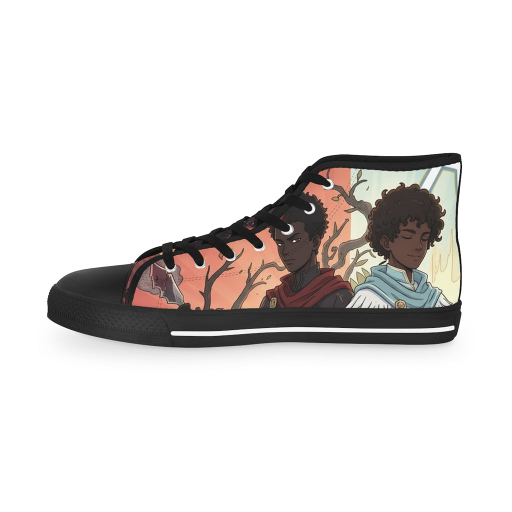 Cain Vs Abel high top sneakers.