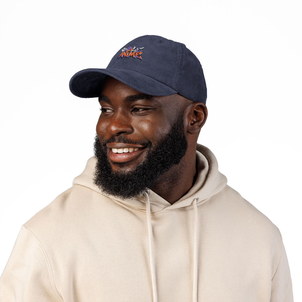 Embroidered Corduroy Cap