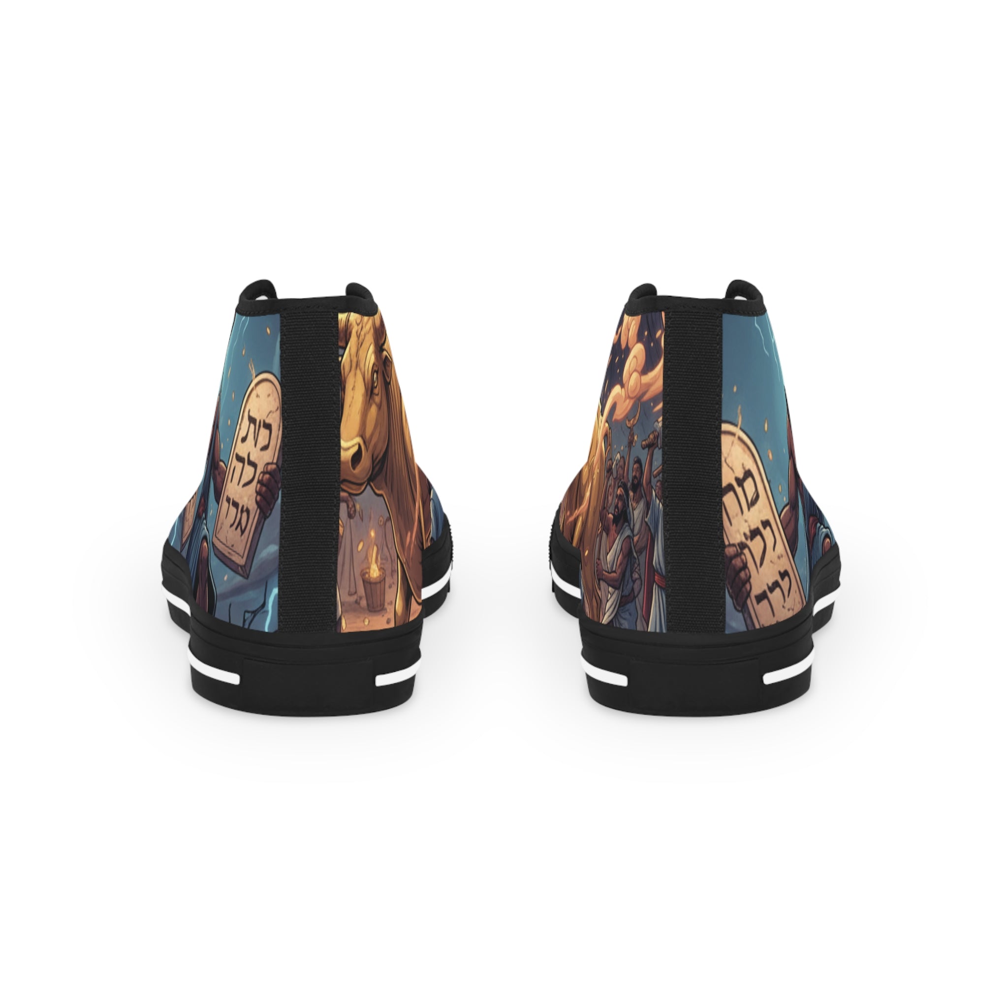 Moses Ten Commandments High Top Sneakers