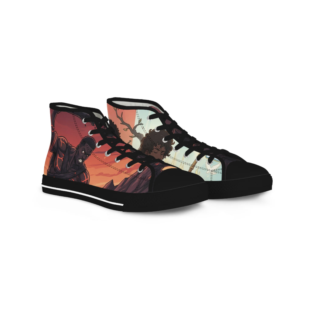 Cain Vs Abel high top sneakers.