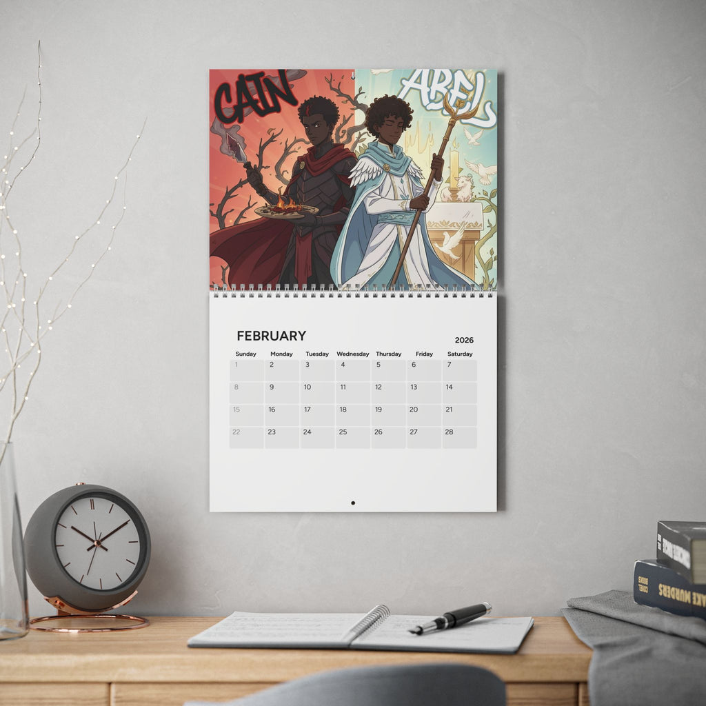 2026 Bible Anime Wall Calendar