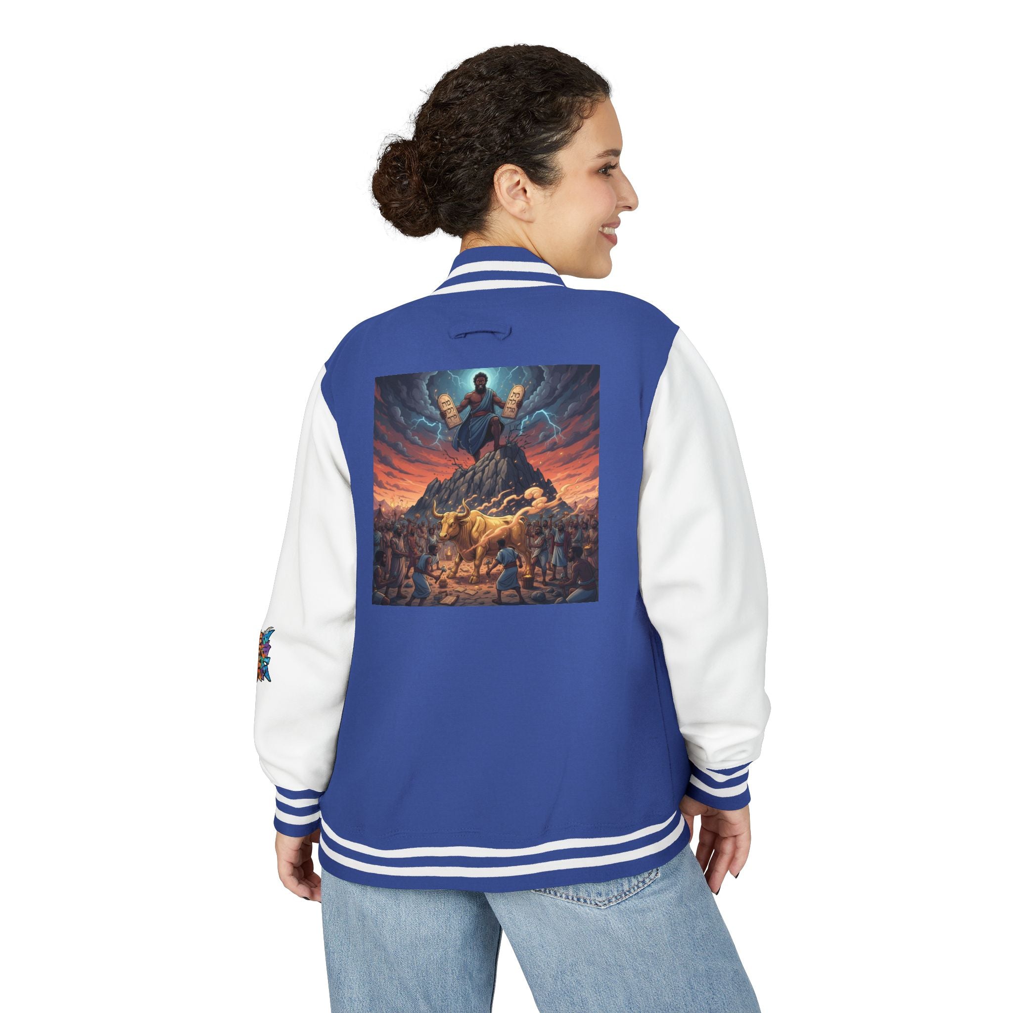 Moses Ten Commandments Letterman's jacket