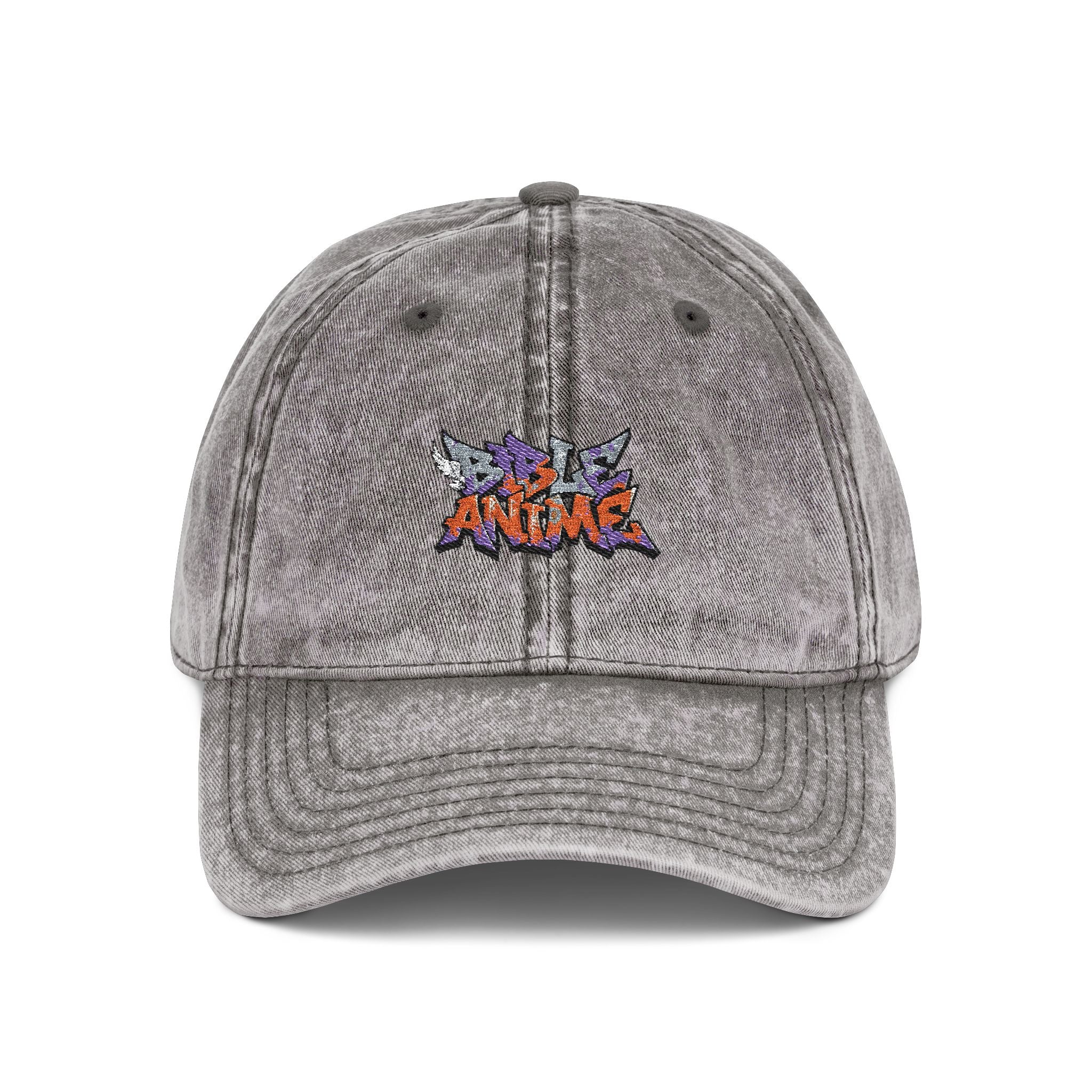 Bible Anime Embroidered Vintage Cap