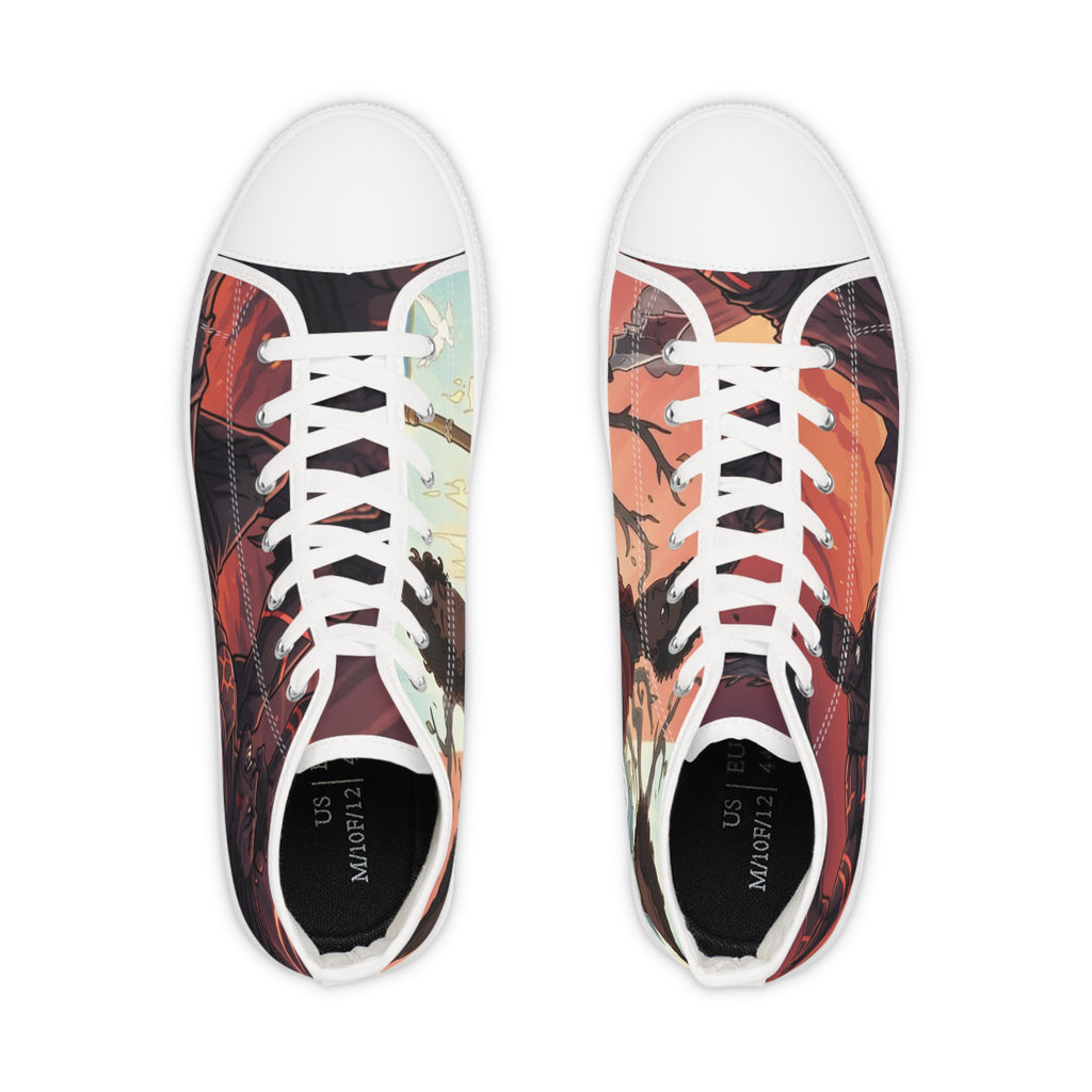 Cain Vs Abel high top sneakers.