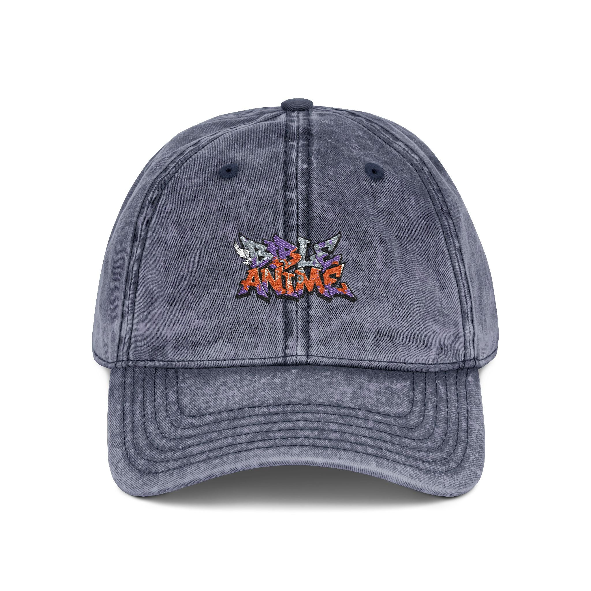 Bible Anime Embroidered Vintage Cap
