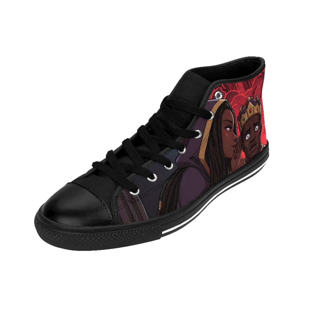 Queen Esther illustrated High-Top Graphic Sneakers
