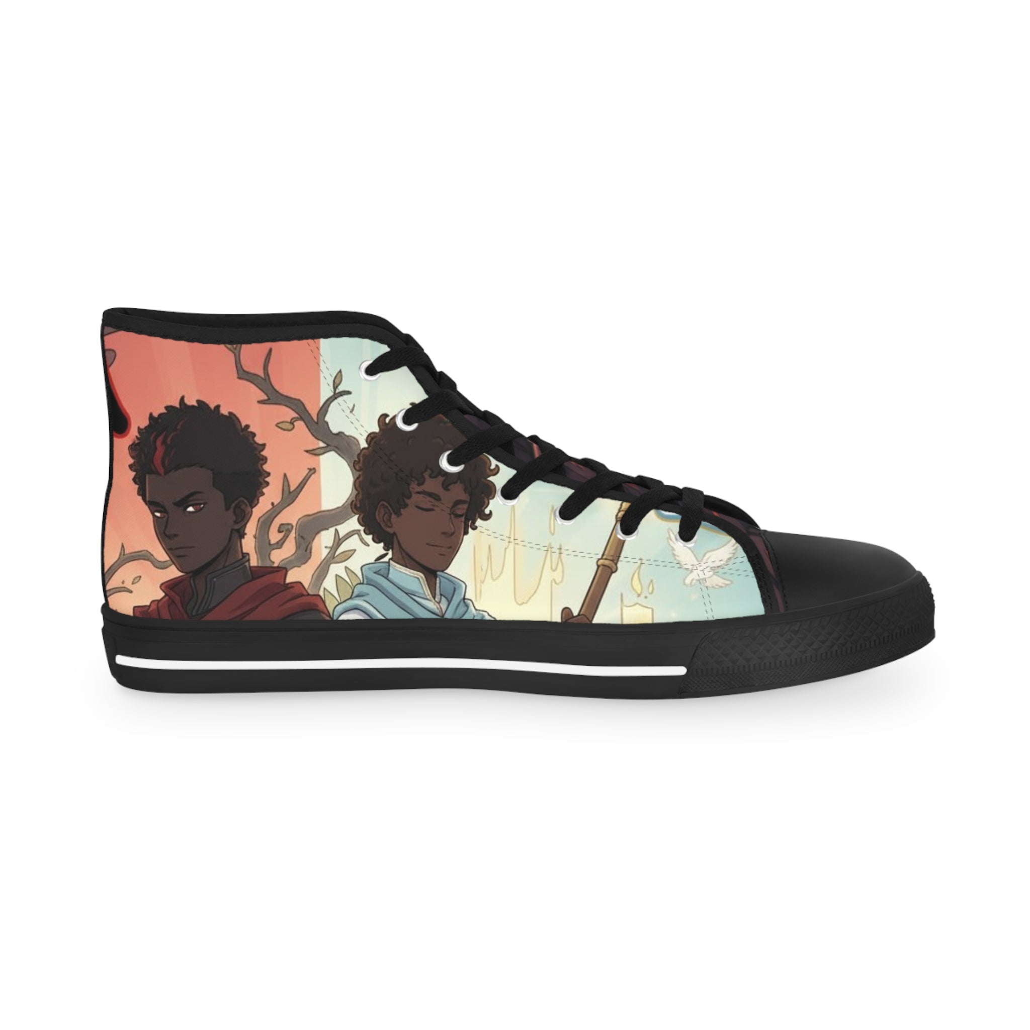 Cain Vs Abel high top sneakers.
