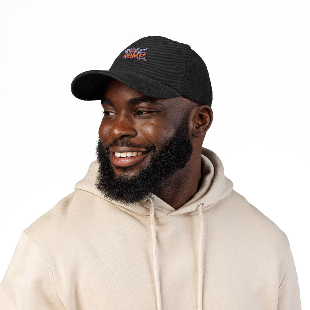 Embroidered Corduroy Cap