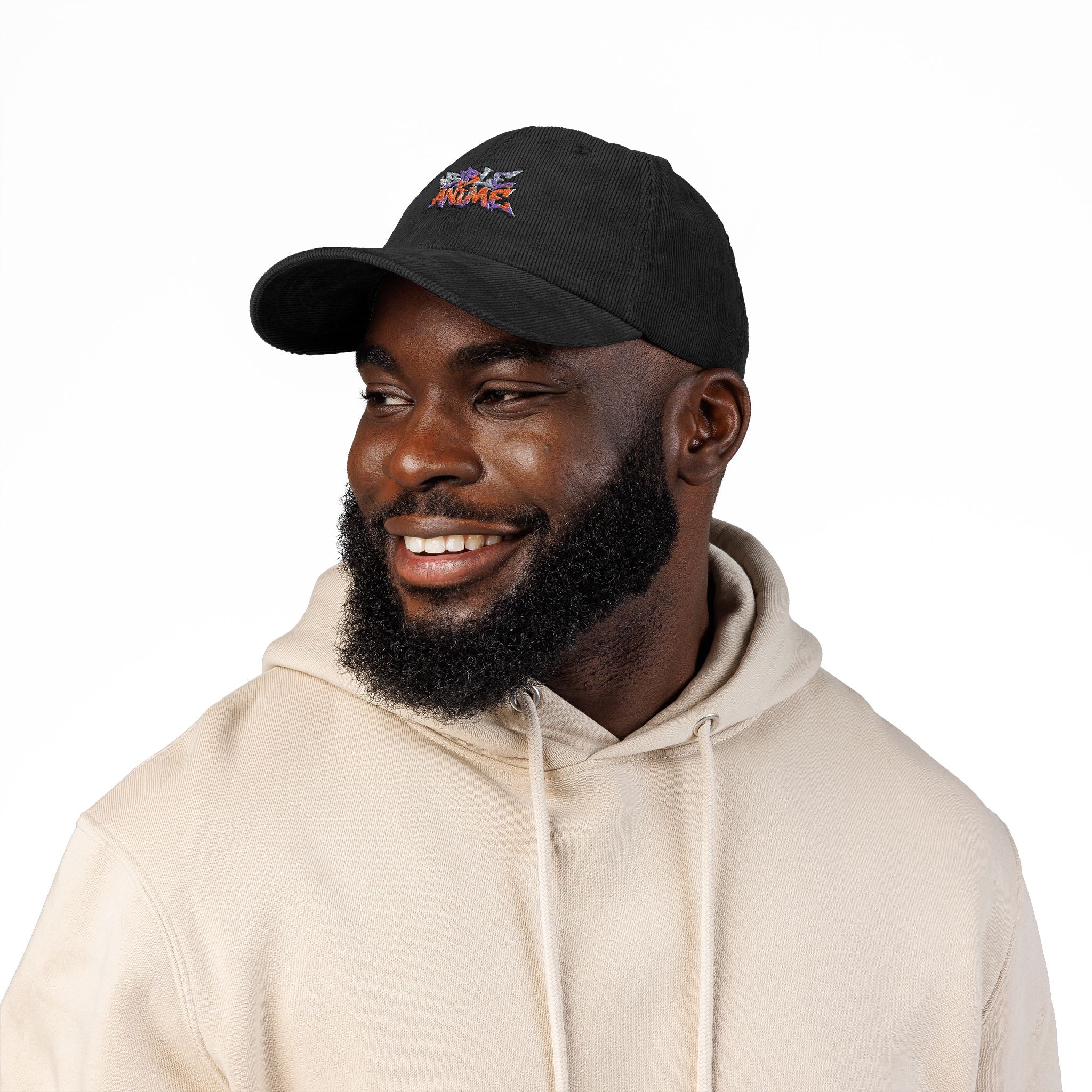 Embroidered Corduroy Cap