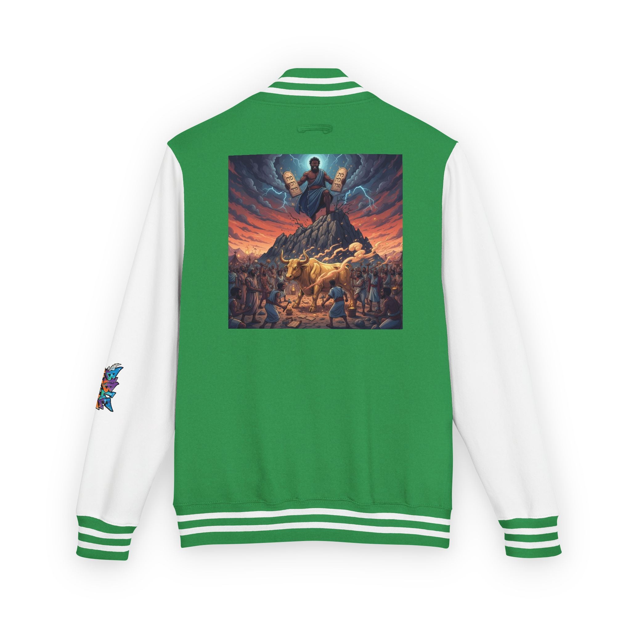 Moses Ten Commandments Letterman's jacket