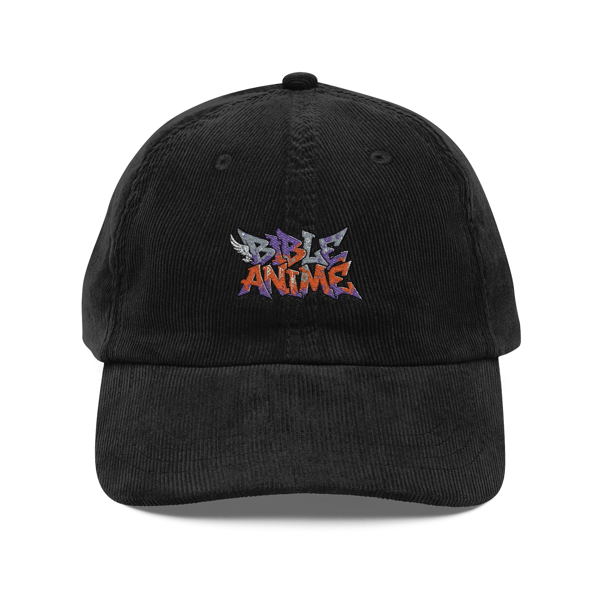 Embroidered Corduroy Cap