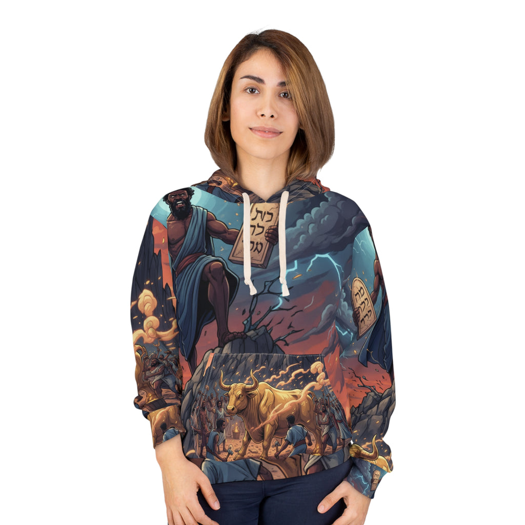Mose Ten Commandments All-Over Print Hoodie