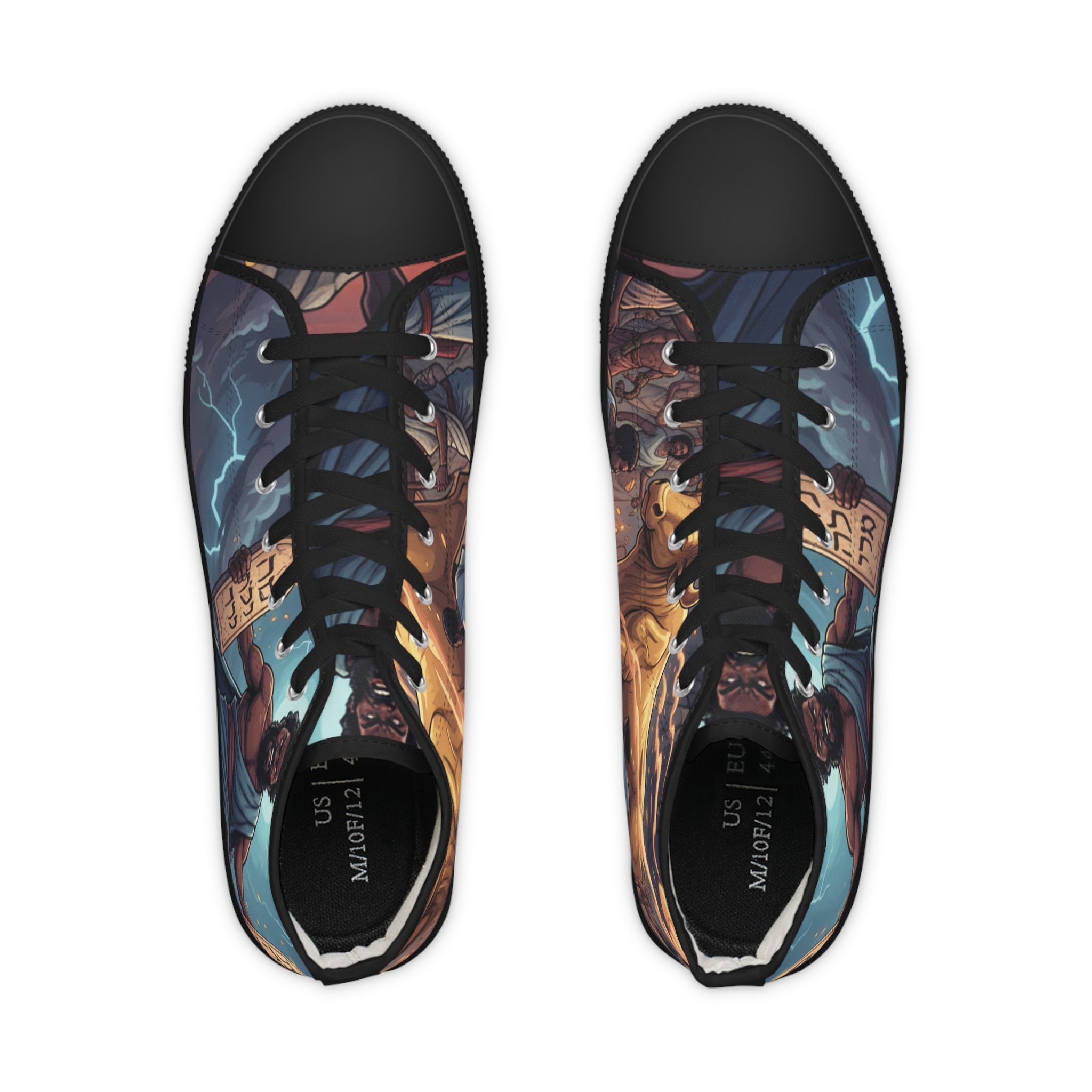 Moses Ten Commandments High Top Sneakers