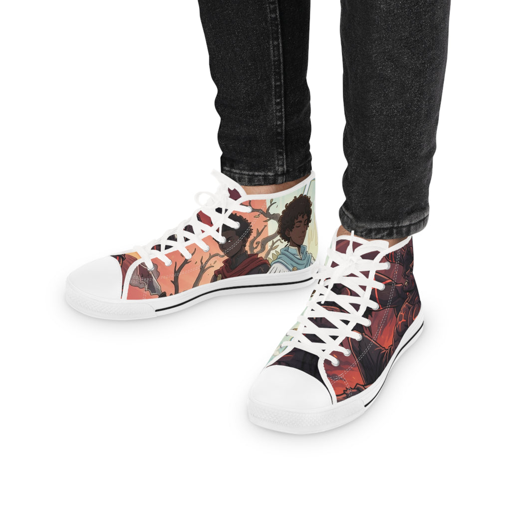 Cain Vs Abel high top sneakers.