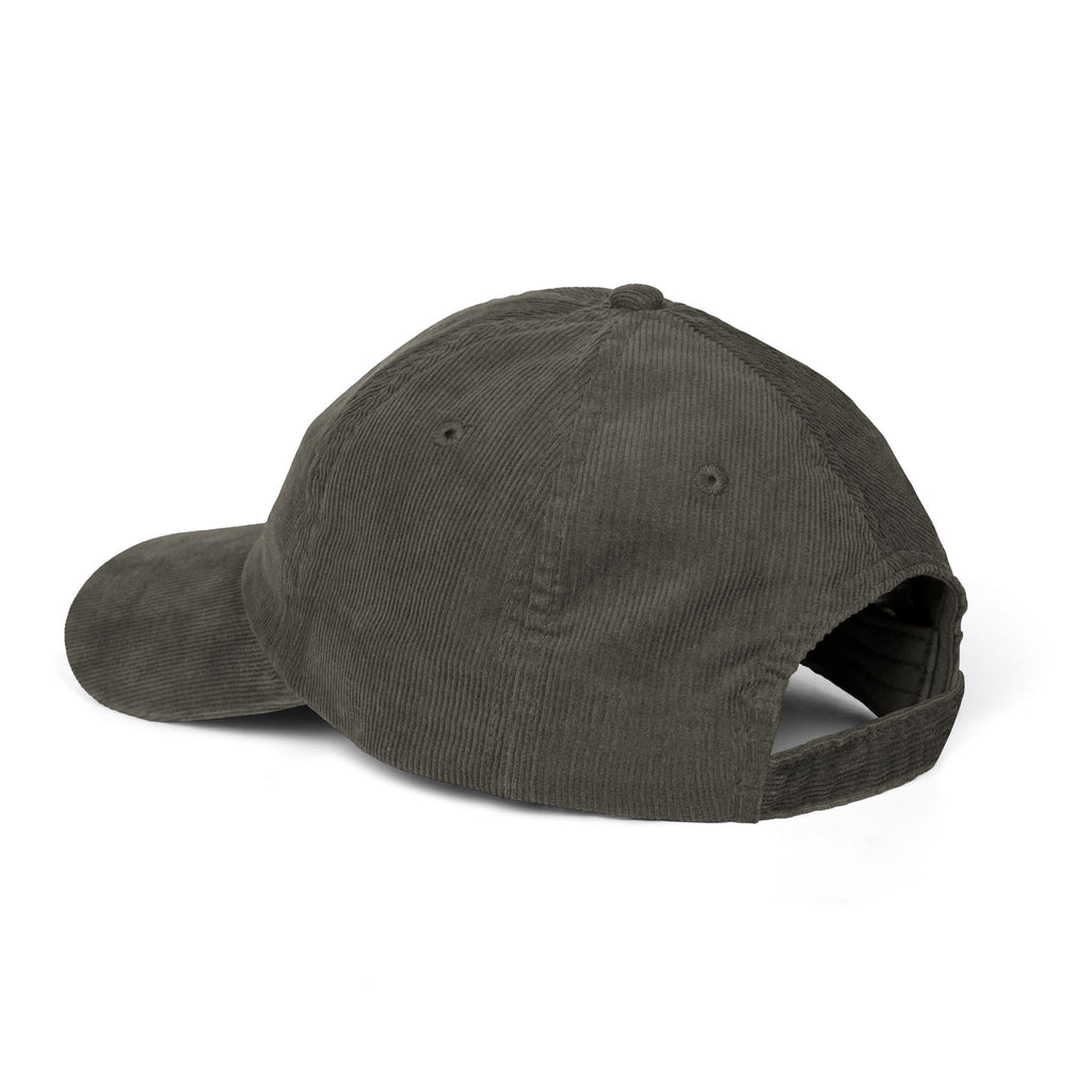 Embroidered Corduroy Cap