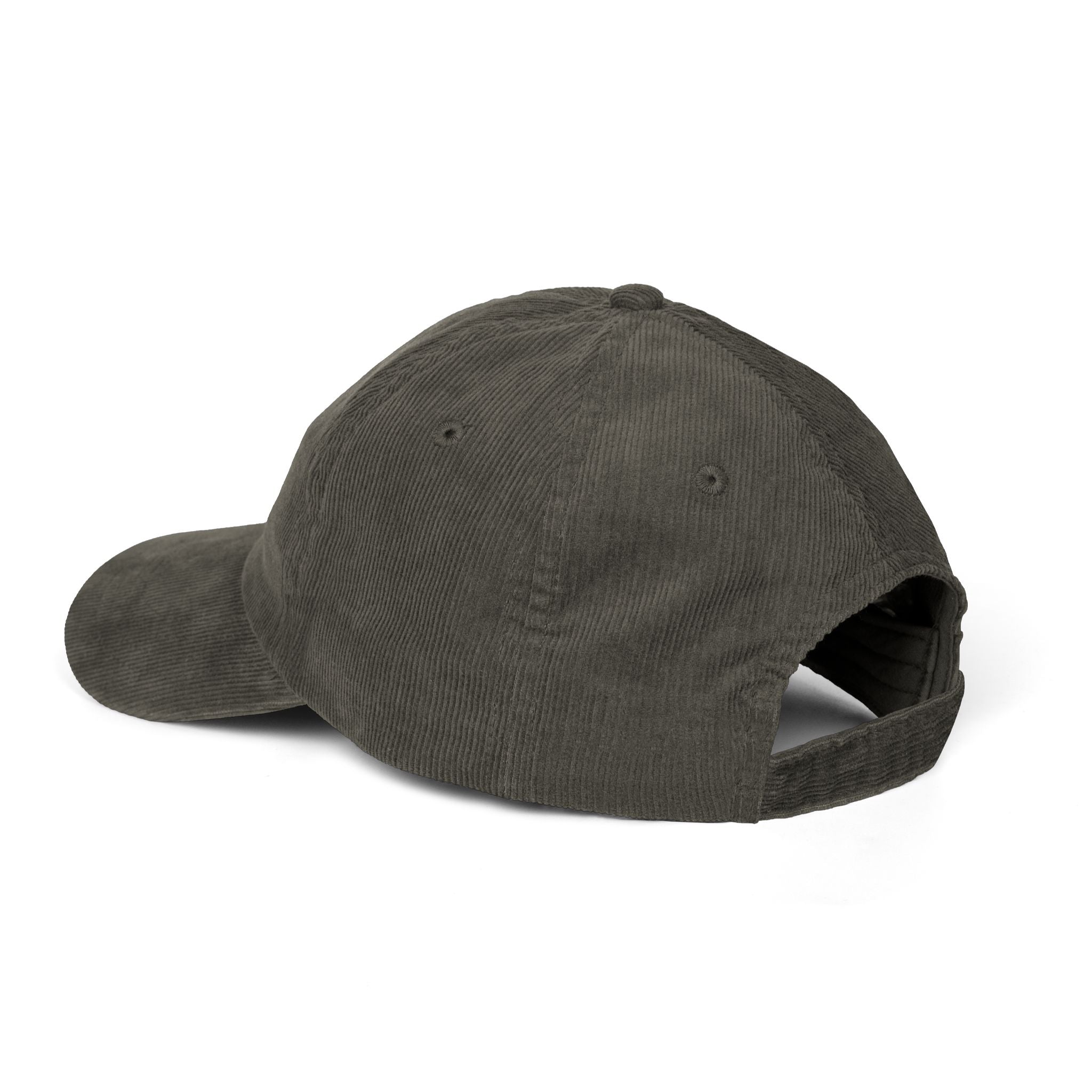 Embroidered Corduroy Cap