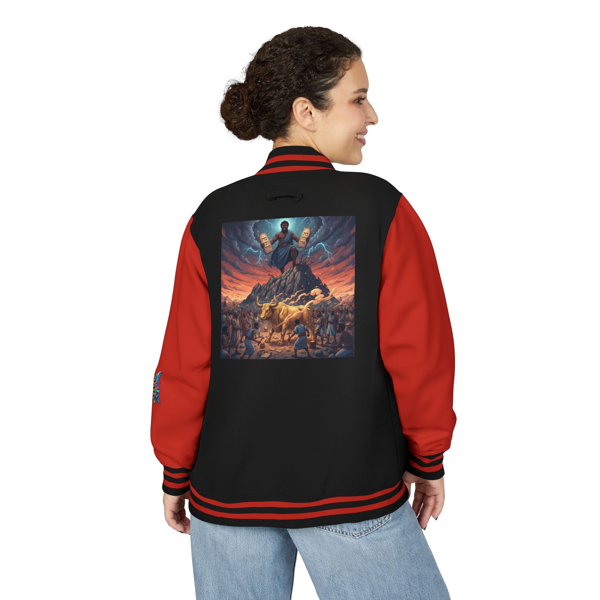 Moses Ten Commandments Letterman's jacket