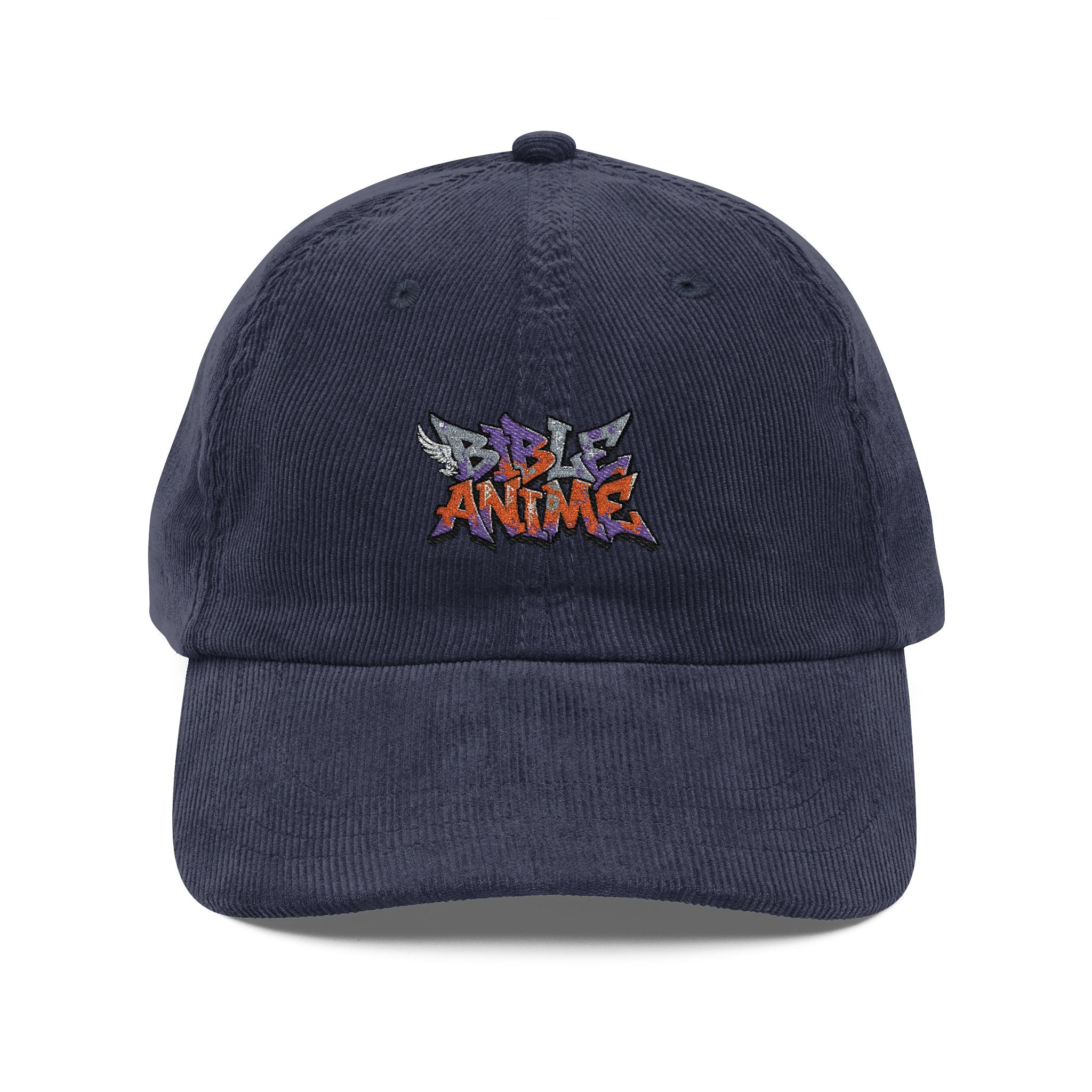Embroidered Corduroy Cap
