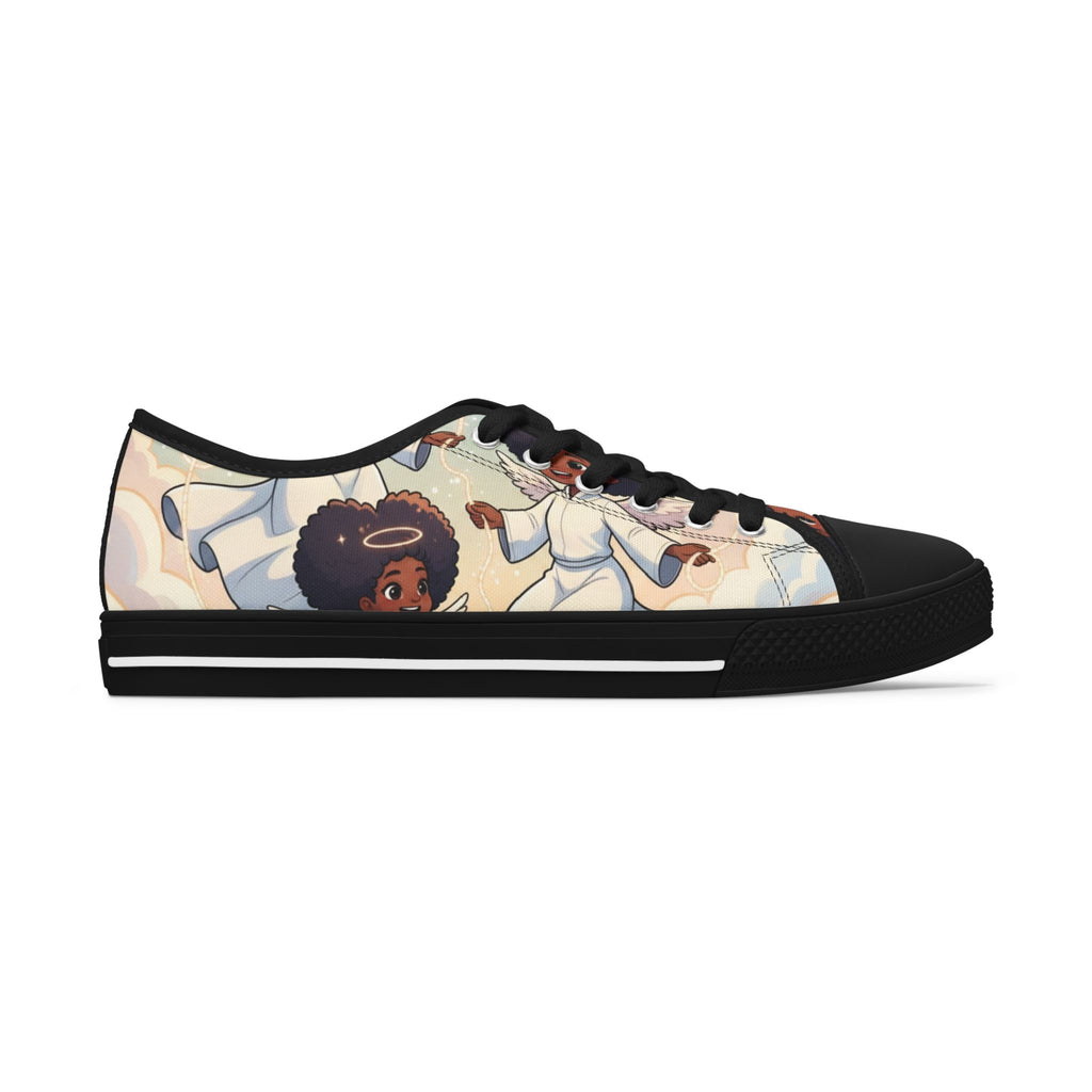 Angel Afro Girls Low Top Sneakers