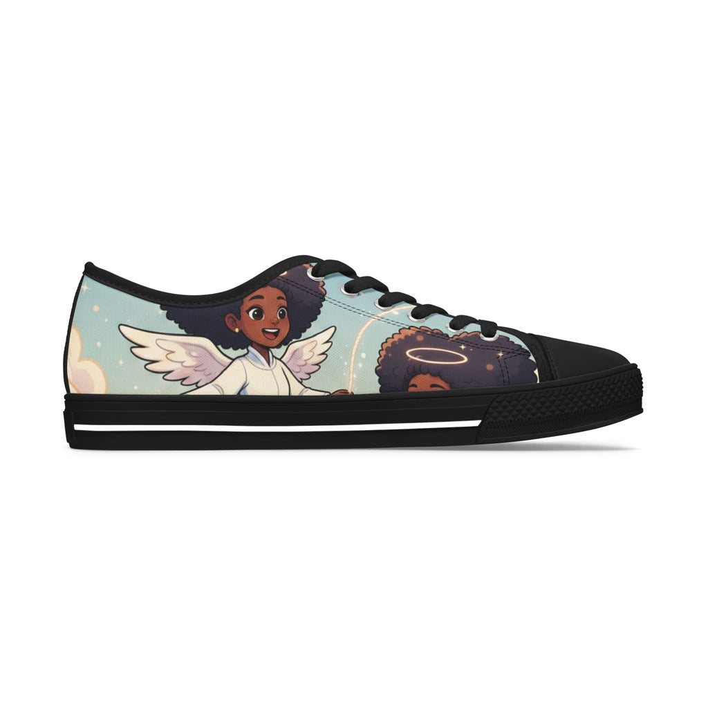 Angel Afro Girls Low Top Sneakers