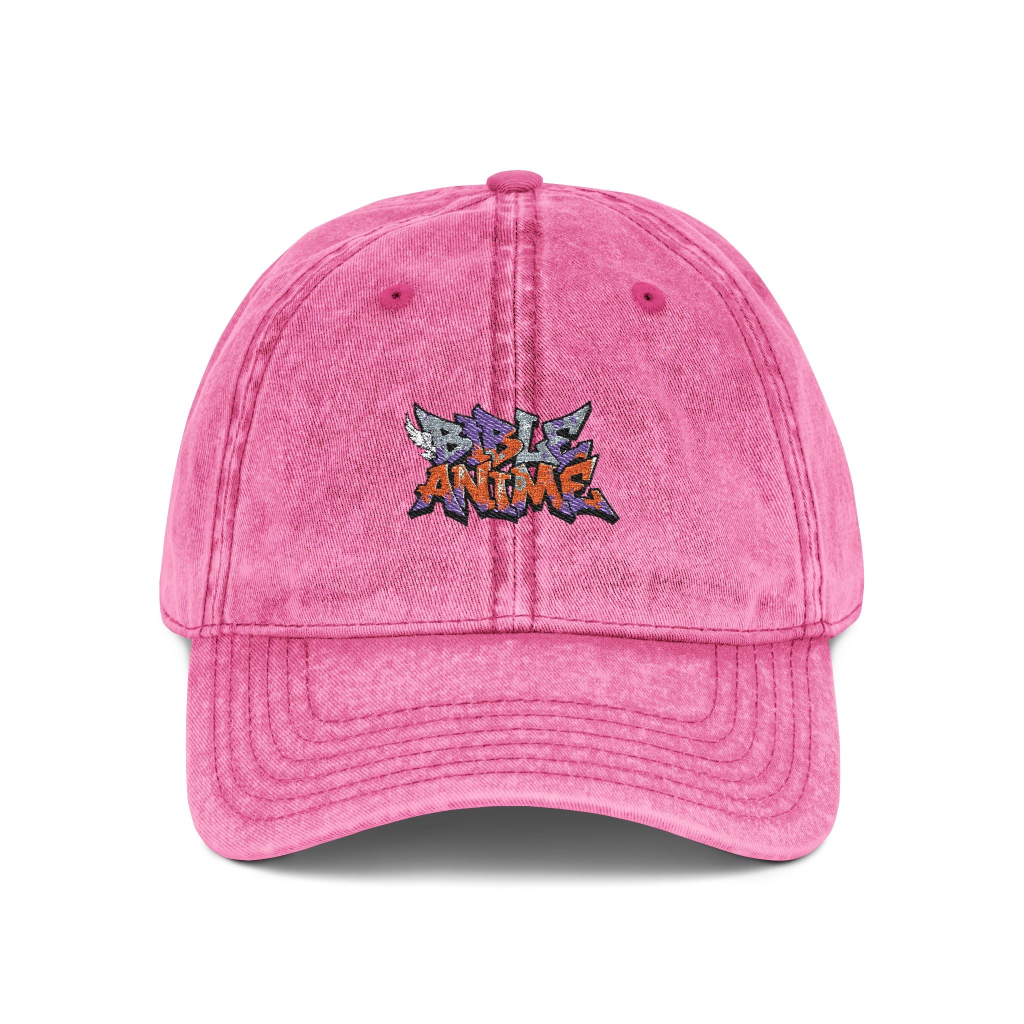 Bible Anime Embroidered Vintage Cap