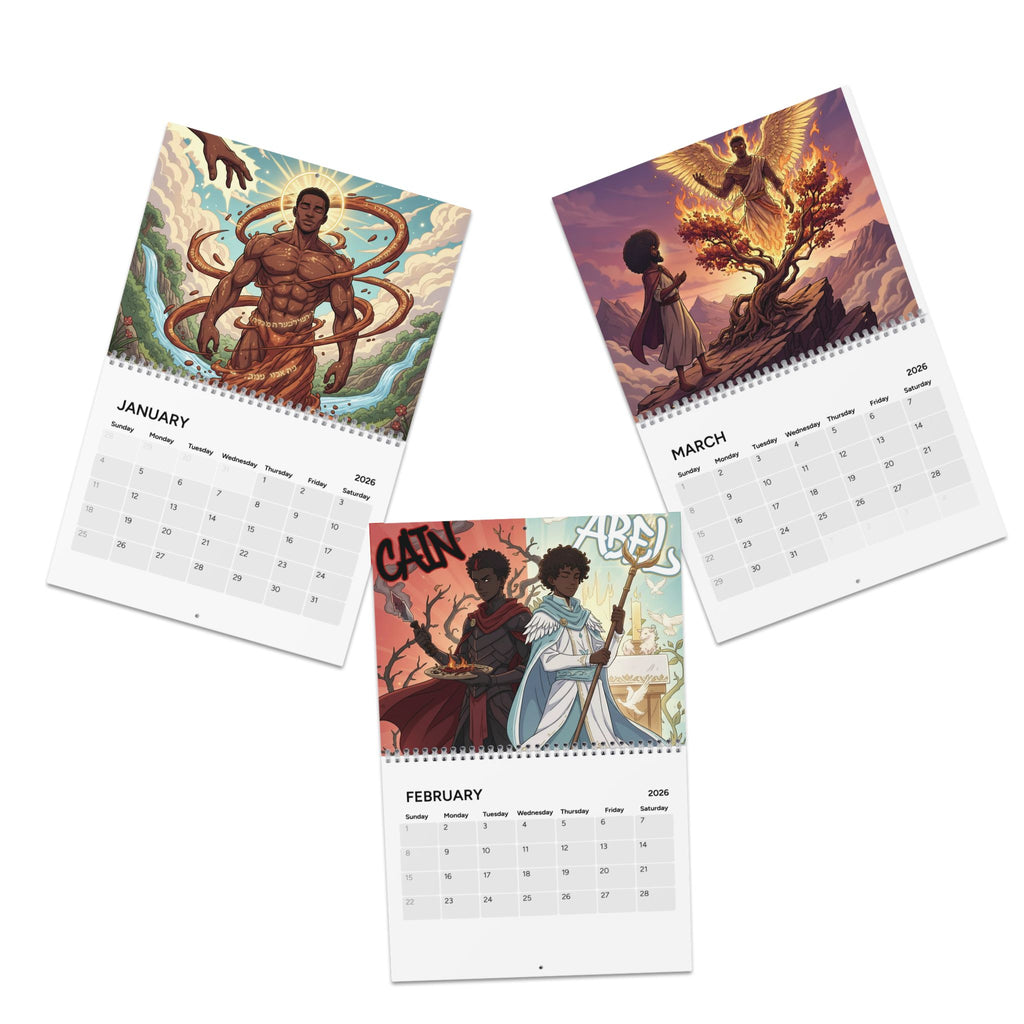 2026 Bible Anime Wall Calendar