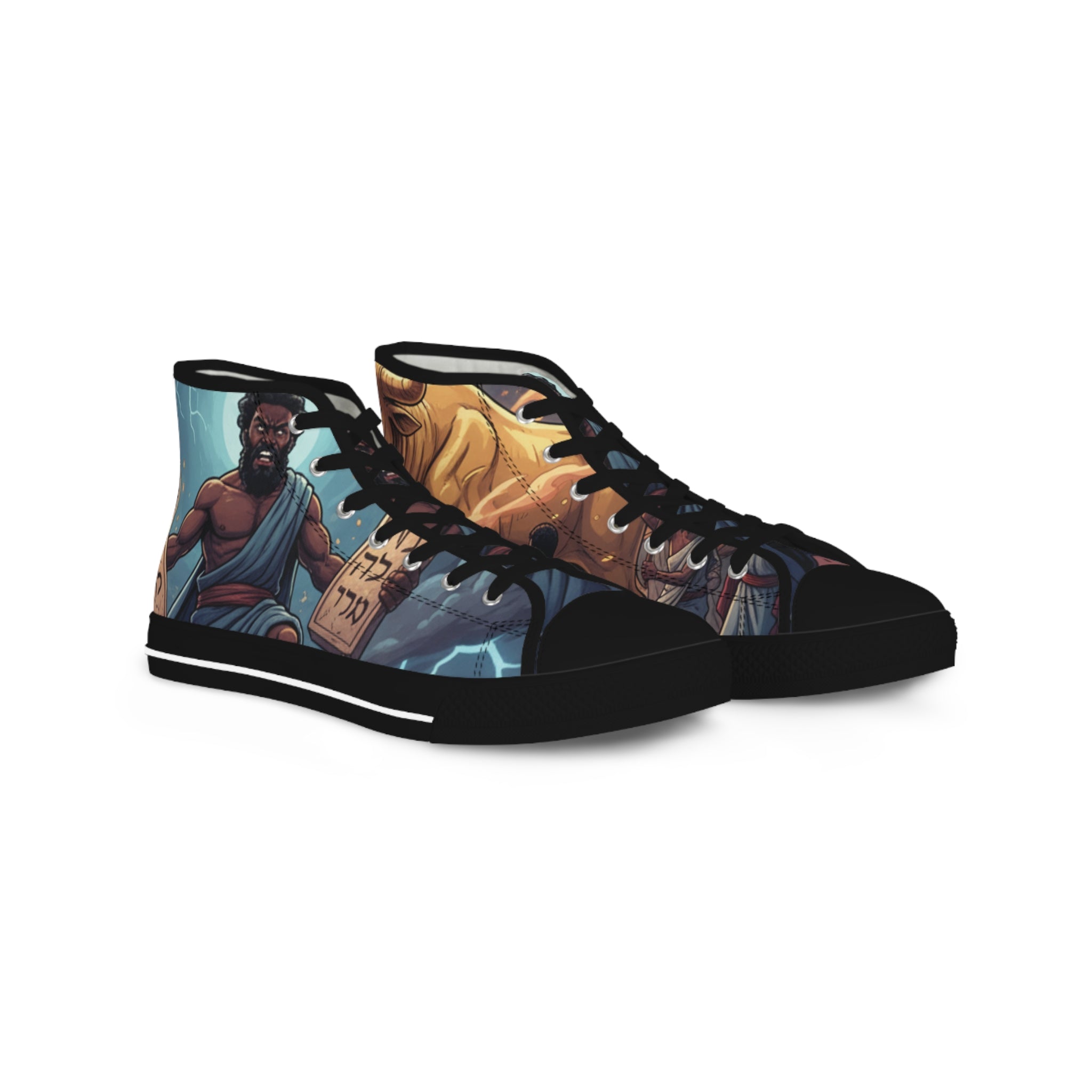 Moses Ten Commandments High Top Sneakers