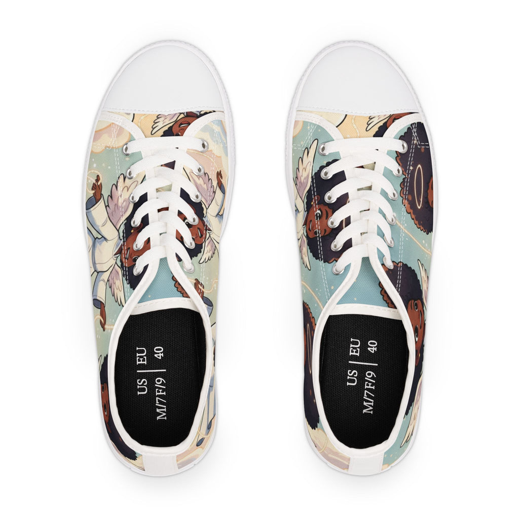 Angel Afro Girls Low Top Sneakers