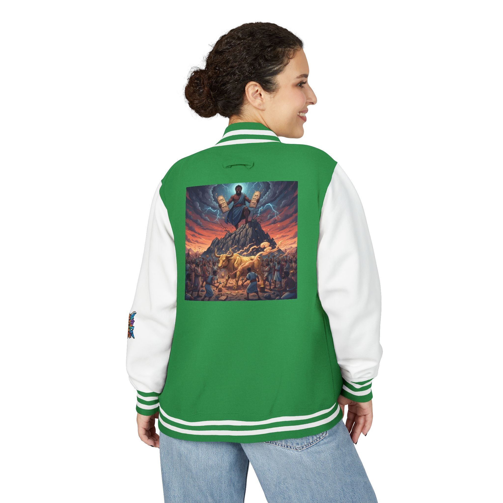 Moses Ten Commandments Letterman's jacket