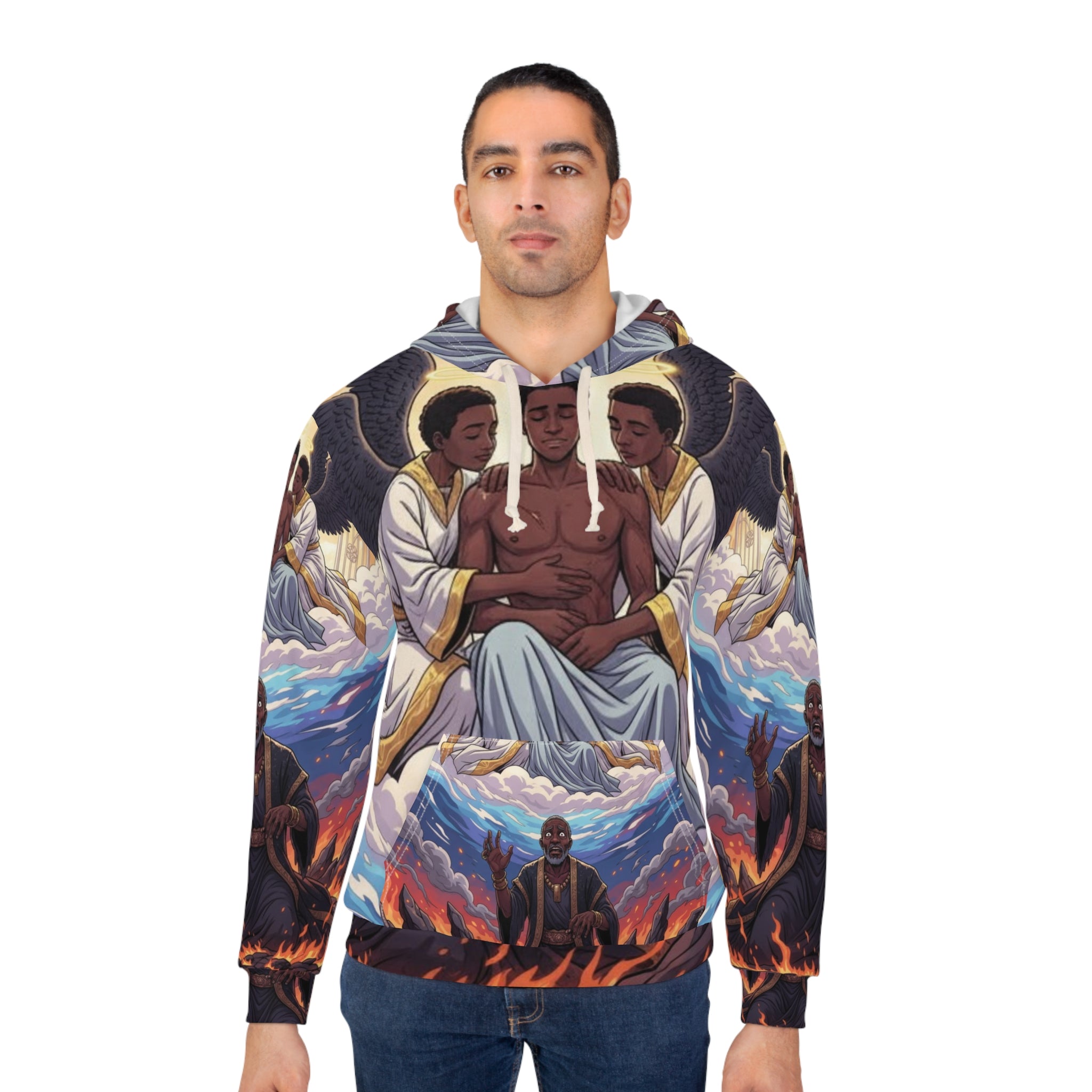 Lazarus and the rich man - All-Over Print Hoodie