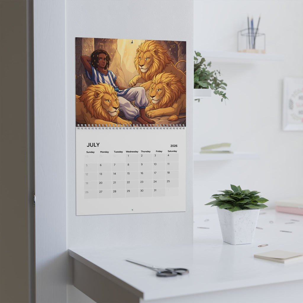 2026 Bible Anime Wall Calendar